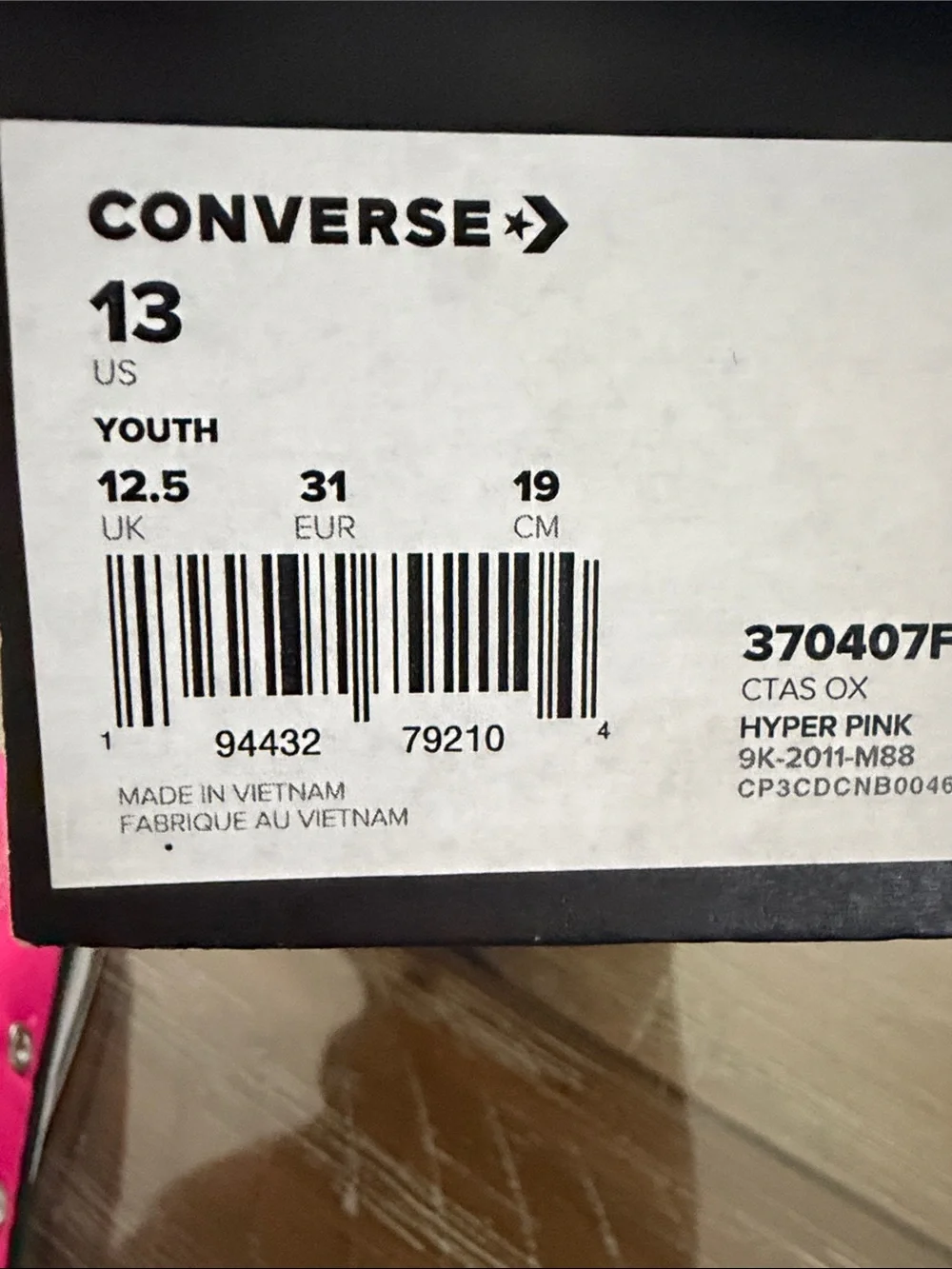 Converse single pink